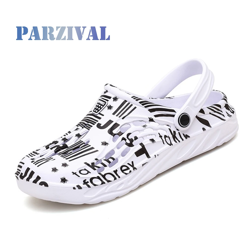 

PARZIVAL Men Outdoor Beach Casual Shoes 2020 New Men Sandals Summer Slippers Cheap Male Sandals Water Shoes Sandalia Masculina