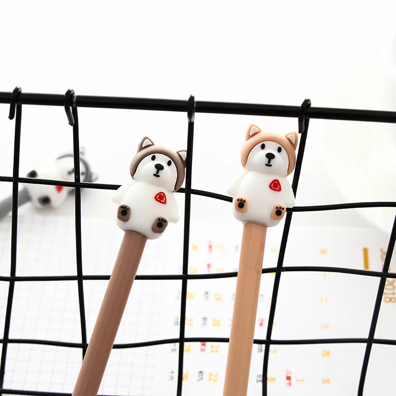 1 шт. Новые Креативные шариковые ручки с белым медведем симпатичная мягкая