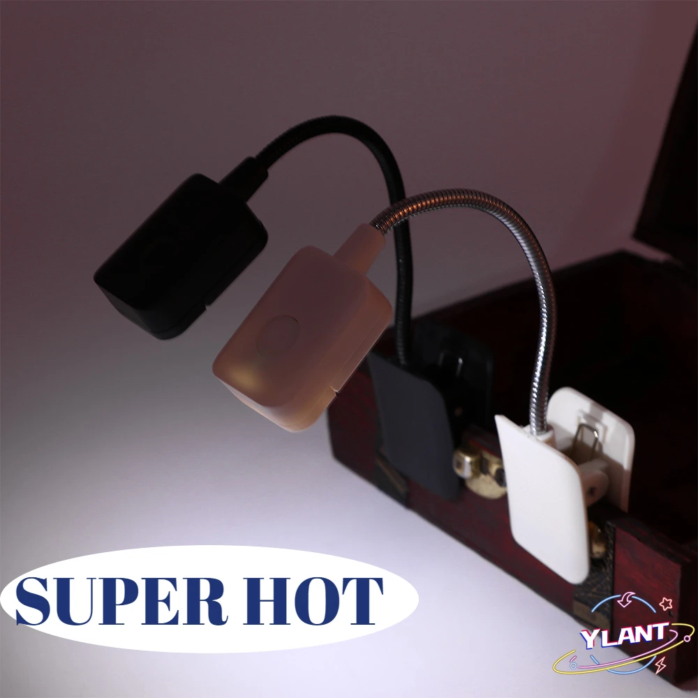 

Flexible Reading LED Book Light Ebook Book Reader Nightlight Clip-on Beside Bed Table Desk Lamp PC Phone Lighting Flashlight