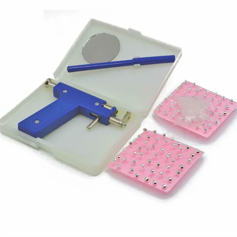 

Disposable Sterile Ear Piercing Tool Kit Ear Nose Body Navel Piercing Gun With Ears Studs Tool with 98pcs Ear Studs Jewelry Tool