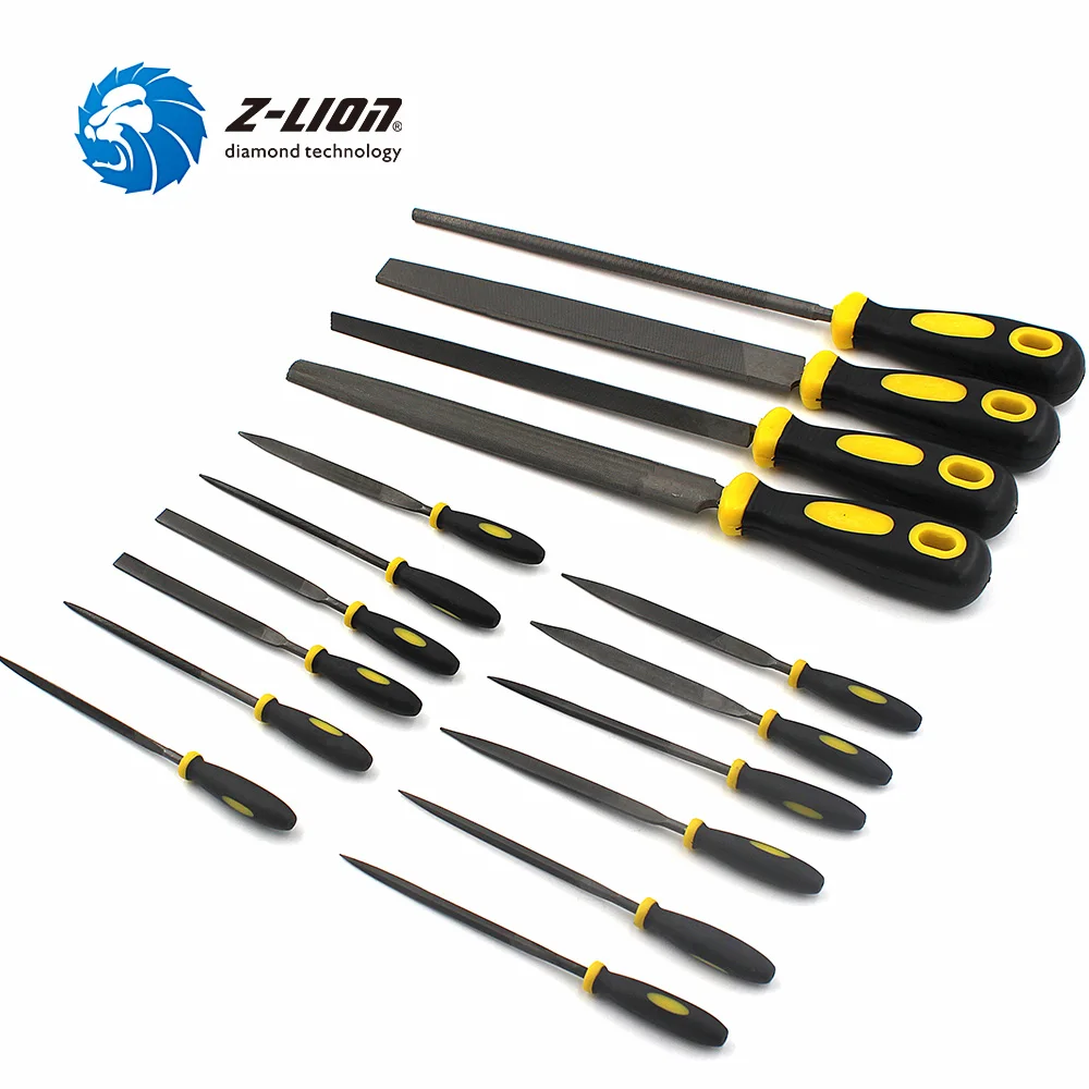 

Z-LION Durable 16pcs Mayitr small wood rasp set flat round square triangle needle files Ideal Wooden Hand Tool for Woodwork