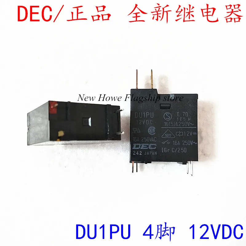 

2pcs/lot New and original DU1PU 4PIN 12VDC 16A 12V A group of normally open