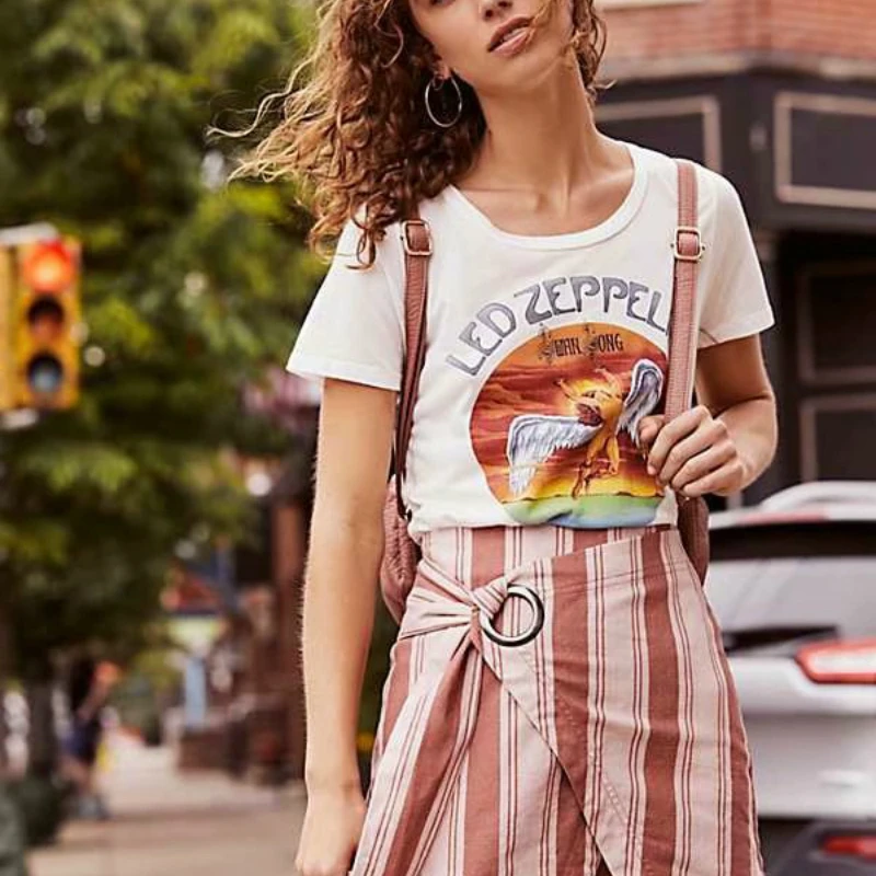 Boho летняя модная винтажная шикарная женская футболка с принтом ангела и коротким рукавом, женские топы, хлопковая футболка, camiseta feminina