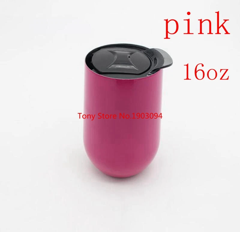 200 шт./лот новая чашка для яиц 16 унций бокалы вина нержавеющая сталь вакуумные