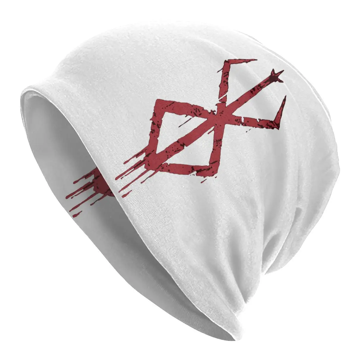 

Berserk Brand Of Sacrifice Symbol Bonnet Hat Casual Autumn Winter Street Skullies Beanies Hats for Men Knit Hat Warm Unisex Caps