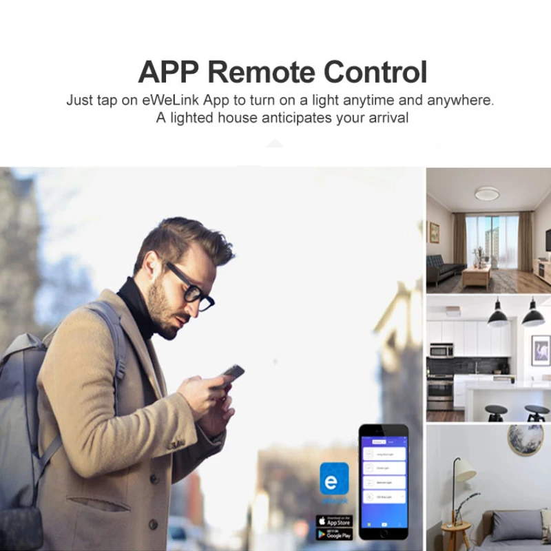 SONOFF RF 433 R3 Smart Switch Home DIY Wifi Switches eWeLink APP/433Mhz/Voice Remote Control Works With Alexa Google IFTTT |