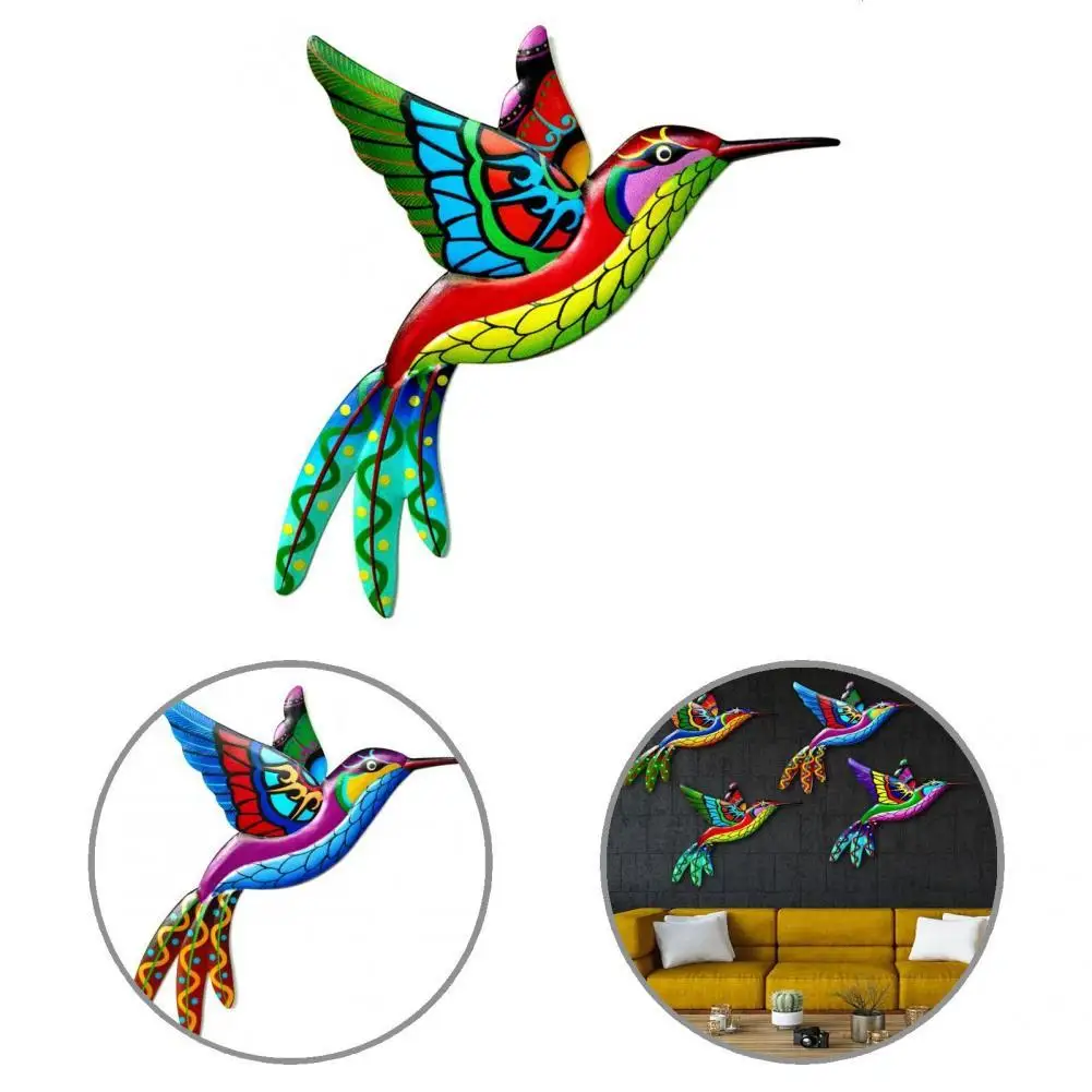 

Подвесное украшение в виде птицы, привлекательный художественный кулон в виде Колибри с защитой от ржавчины, подвеска в виде колибри