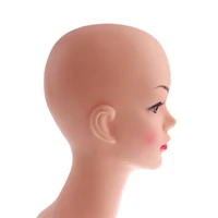 female plastic mannequin manikin head model headset wigs hair display stand