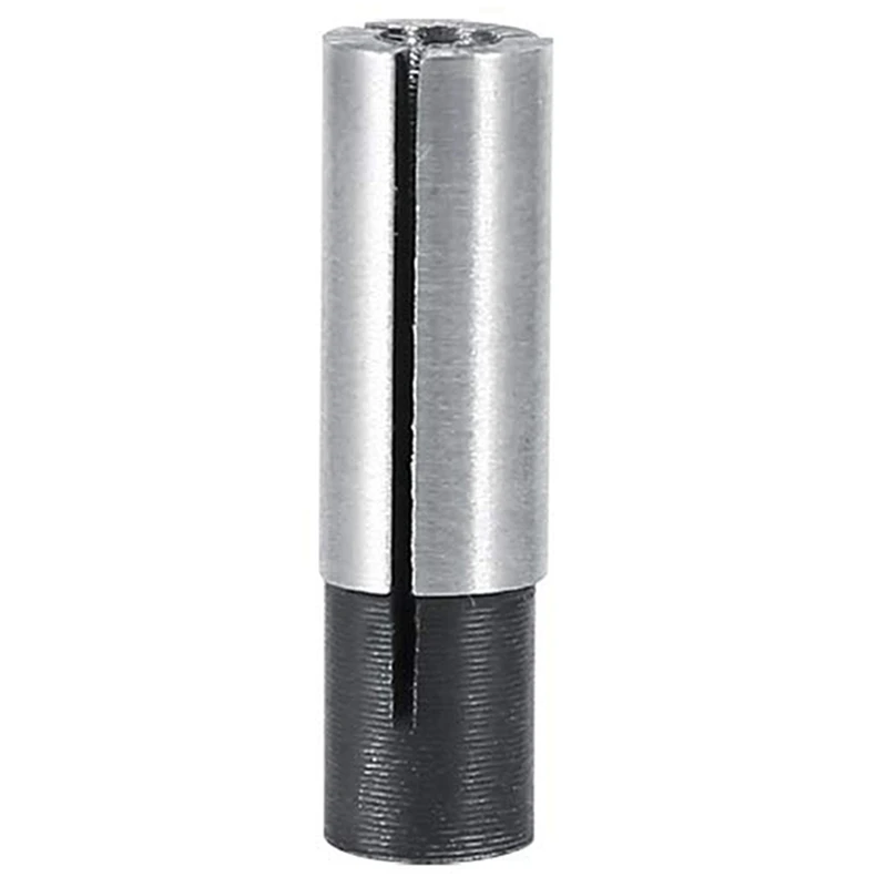 

6Pcs 1/4 Inch to 1/8 Inch Cnc Engraving Bit Router Adapter & 10 Pcs Two Flutes Straight End Mills Straight Slot Bit