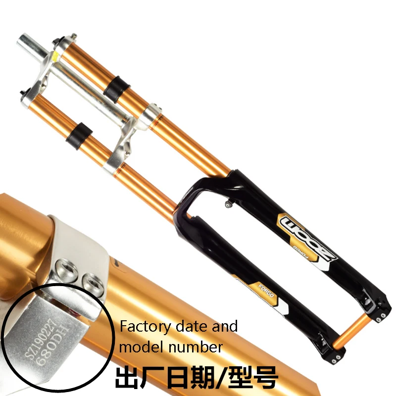 ZOOM 26in Downhill Mountail Bike Fork 27.5/29in travel 180mm suspension Damping MTB Bicycle 20mm Axle | Спорт и развлечения