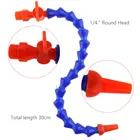 Круглая насадка 14 дюйма, 300 мм, Пластиковая Гибкая Трубка водяного охлаждения масла с переключателем для станка с ЧПУфрезерноготокарного станка
