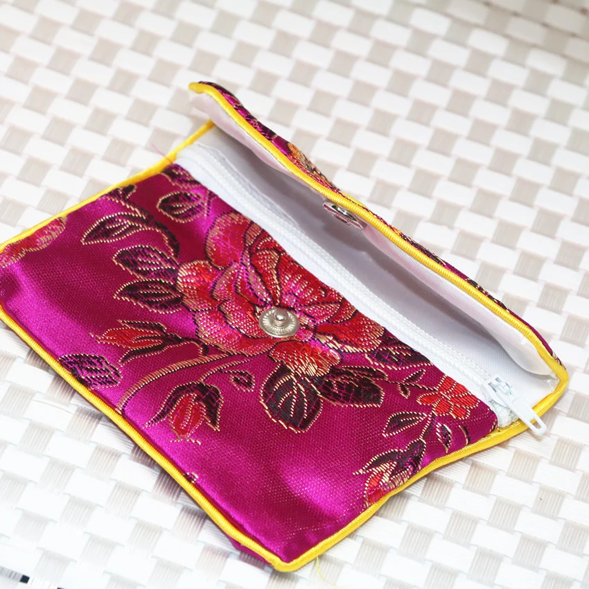 5 видов цветов Винтаж стиль 10 шт. цветок ткани пакет 75*97 мм сумка ювелирных