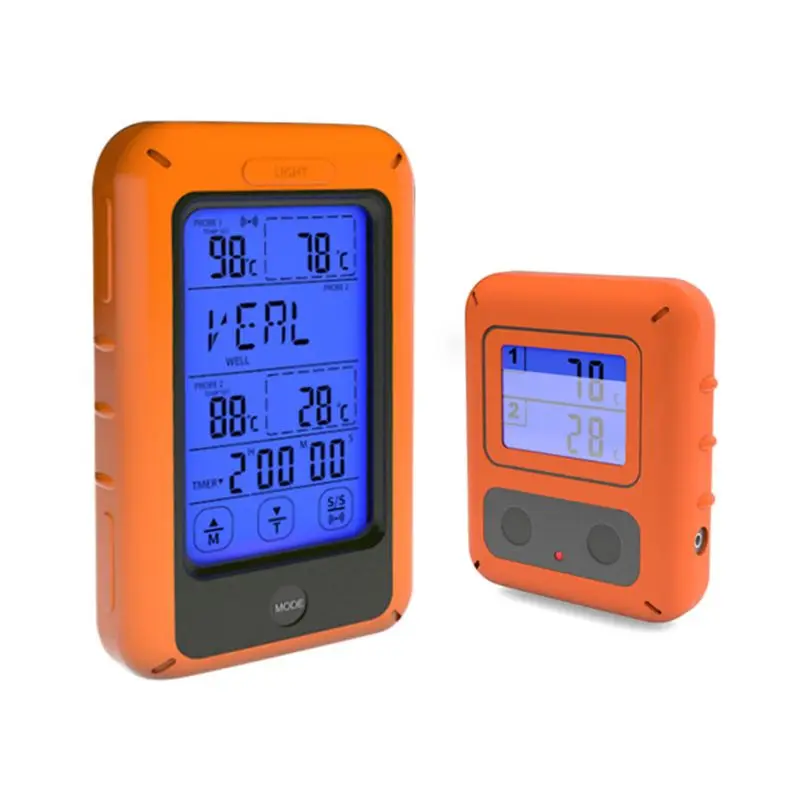 Прямая поставка и оптовая продажа цифровой термометр с двойным зондом для