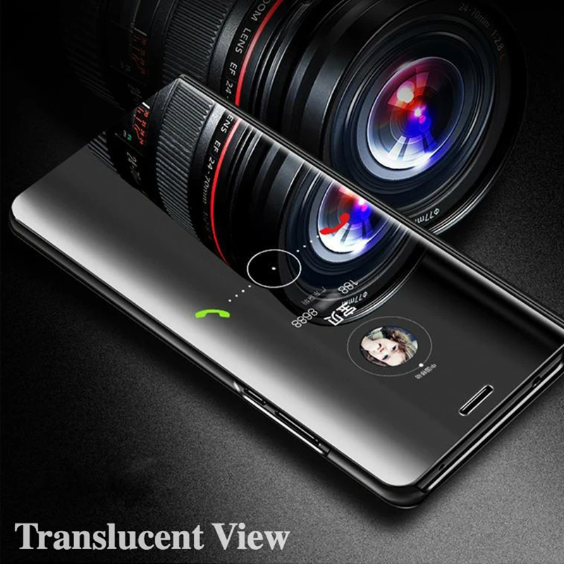 Умный чехол с полным покрытием для Samsung Galaxy A51 S20 Ultra Plus S8 S9 S7 Edge Note 8 9 зеркальные