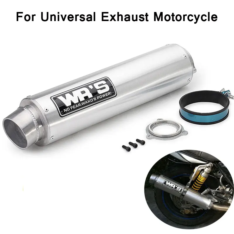 Akrapovic выхлопной мотоцикл Echappement мото трубы дБ убийца Escape WRS 61 мм Глушитель универсальный модифицированный для CB400 CBR400 CBR25