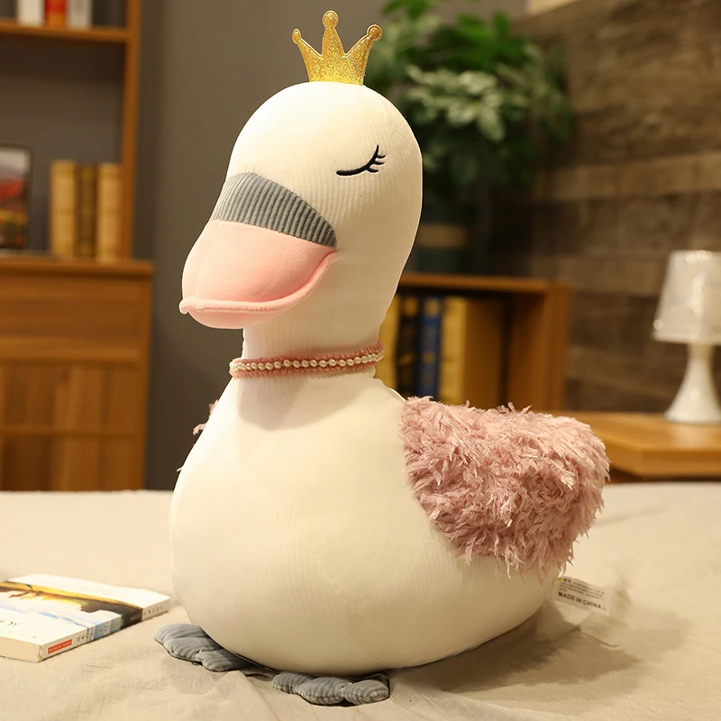 Игрушка плюшевая в виде лебедя 28-65 см | Игрушки и хобби