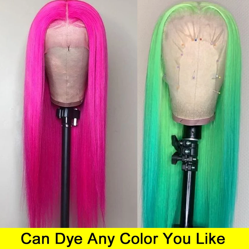 613 Мёд блондинка Синтетические волосы на кружеве прямые парики из натуральных