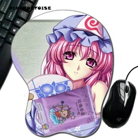 pinktortoise anime saigyouji yuyuko silicon 3d mousepad chest mouse pad ergonomic mouse pad mouse pad