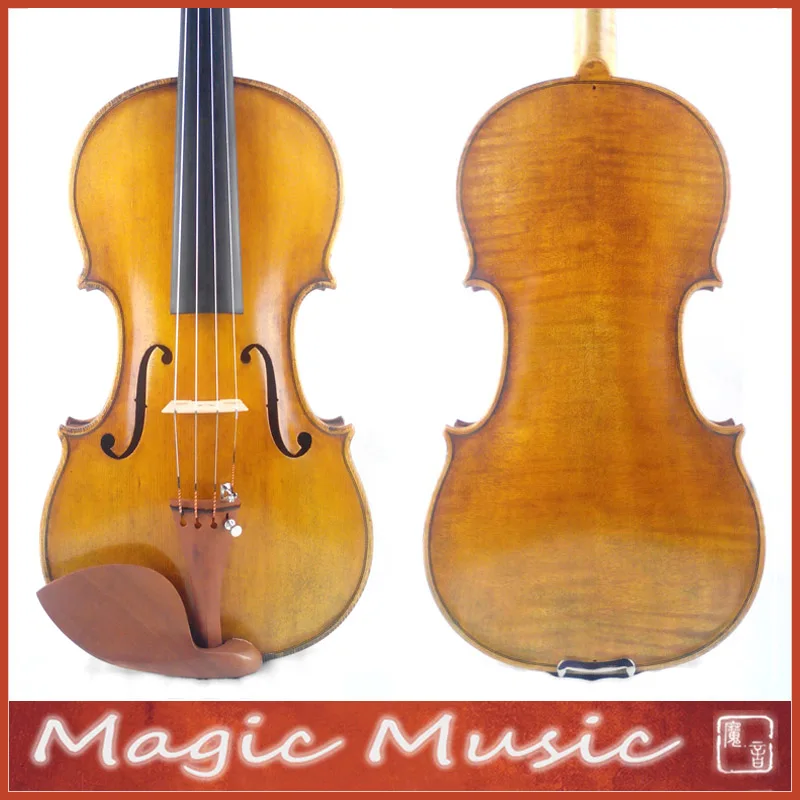 Студенческая скрипка! скрипка сделанная Luthier Mr Zhou китайское дерево бесплатный
