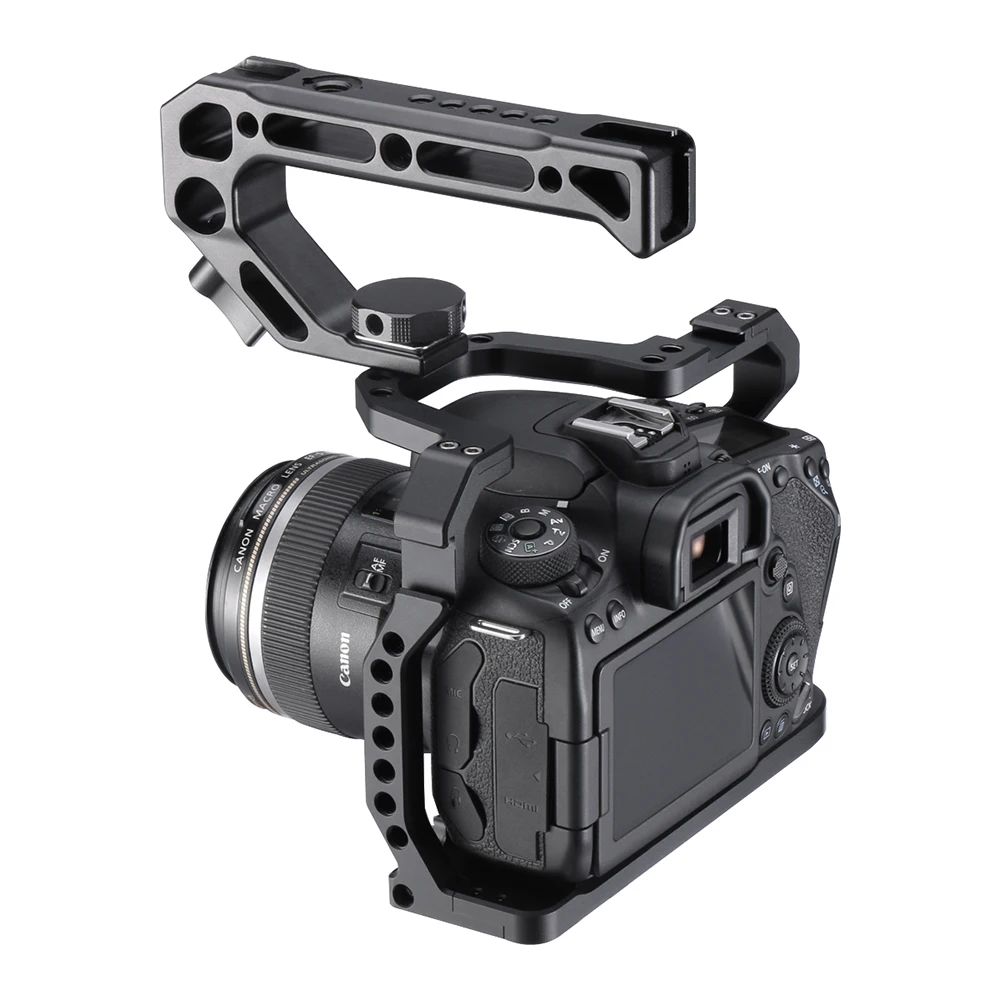 Клетка UURig для камеры Canon EOS 90D/80D/70D с отверстием позиционирования Arri винт 1/4 3/8