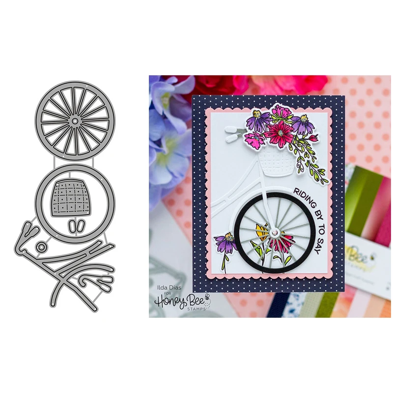 

Bicycle Metal Cutting Dies for Scrapbooking Handmade Tools Mold Cut Stencil New 2021 DIY Card Make Mould Model Craft Decoration
