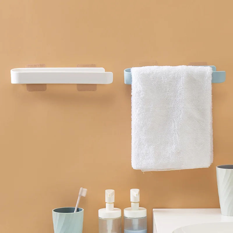 Wall Mounted Bathroom Slippers Rack Shoe Organizer Folding Hanger Self Adhesive Storage Holder Closet Cabinet Hook | Дом и сад