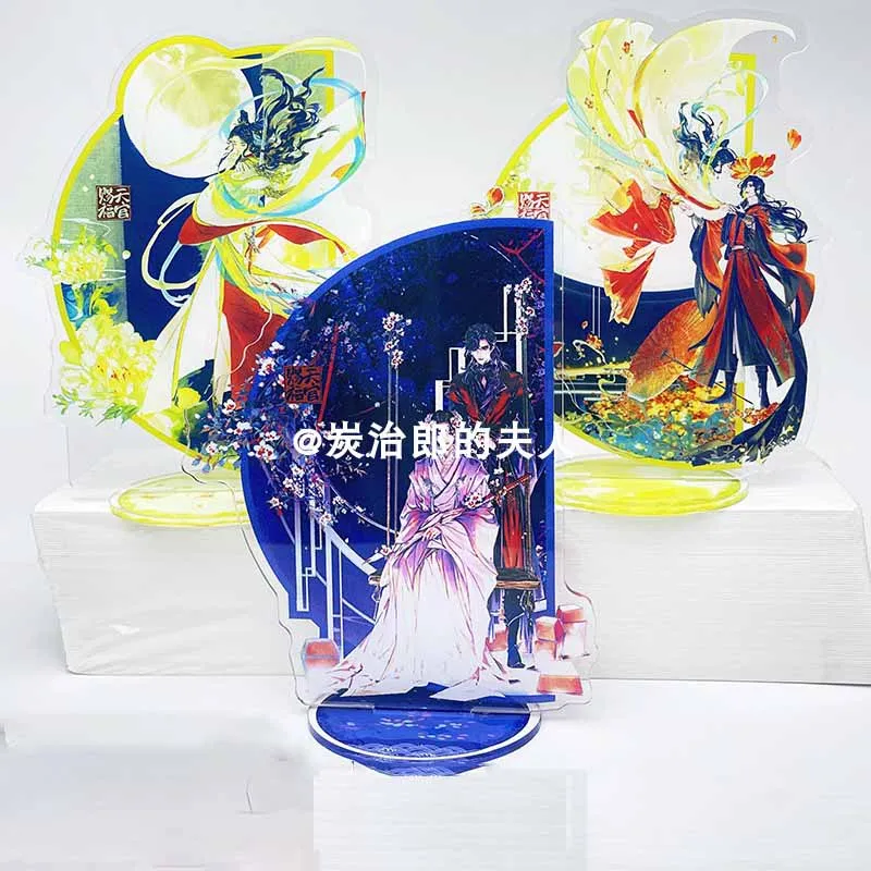 

Аниме Tian Guan Ci Fu Hua Cheng Xie Lian, модная подставка, модель, пластина, акриловая мультяшная настольная декоративная мультяшная игрушка, рождественс...