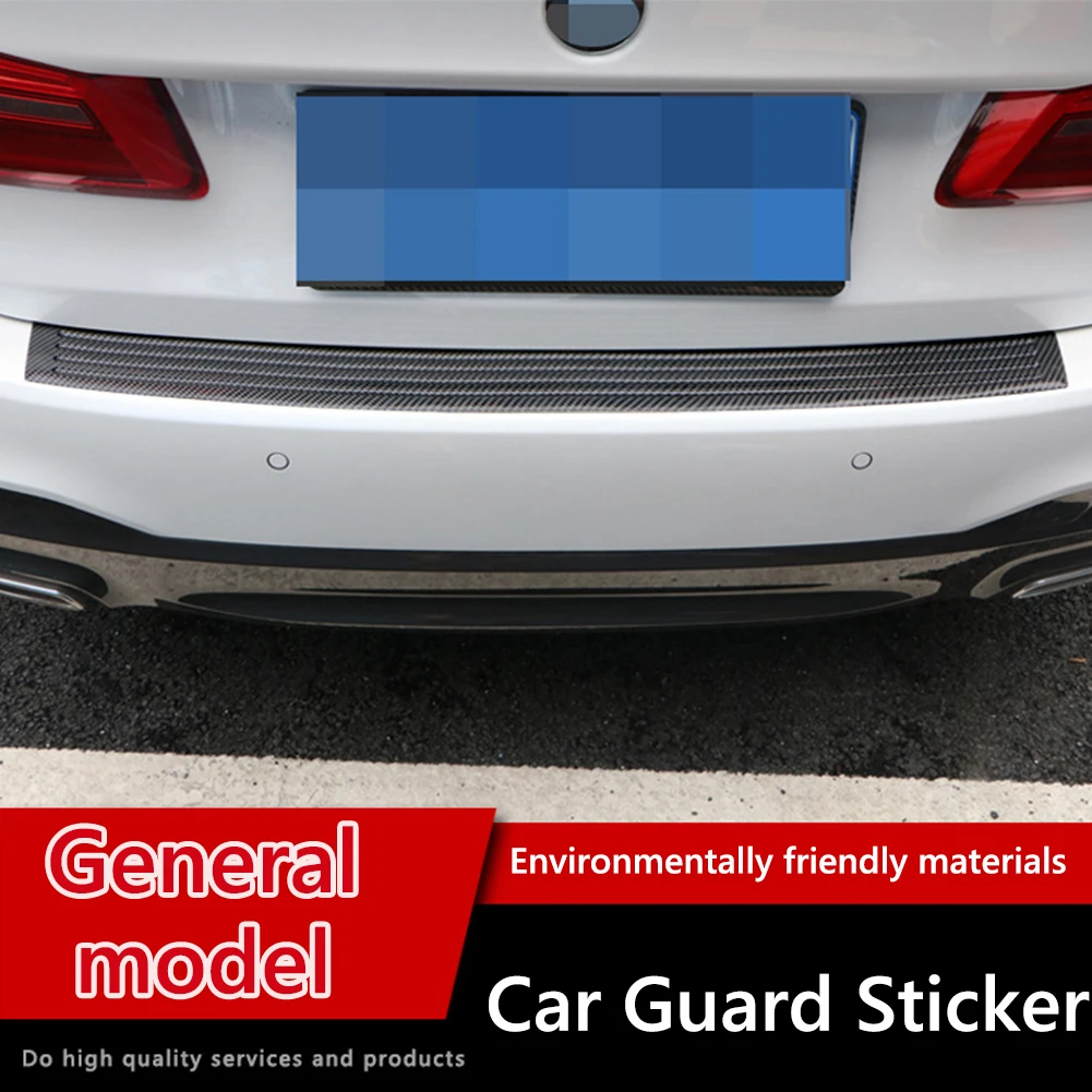 

90cm/104cm Universal Car Trunk Guard Plate Sticker Rear Bumper Trim Anti-Scratch Protection Strip Pad Car Styling Accessories