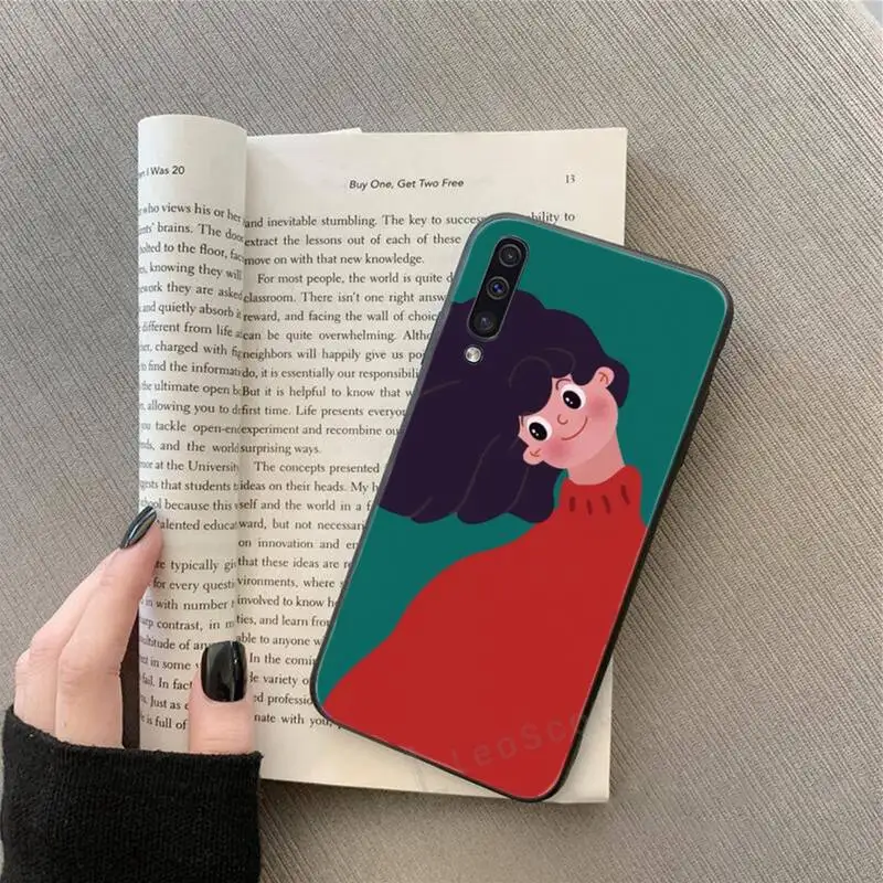 

Funny cartoon illustration Phone Case For Samsung Galaxy A 3 6 7 8 10 21 01 11 31 91 10S 20S 30S 50S PLUS