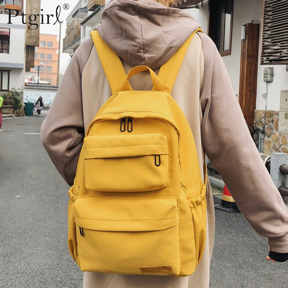 Новый водонепроницаемый нейлоновый рюкзак для женщин с несколькими карманами