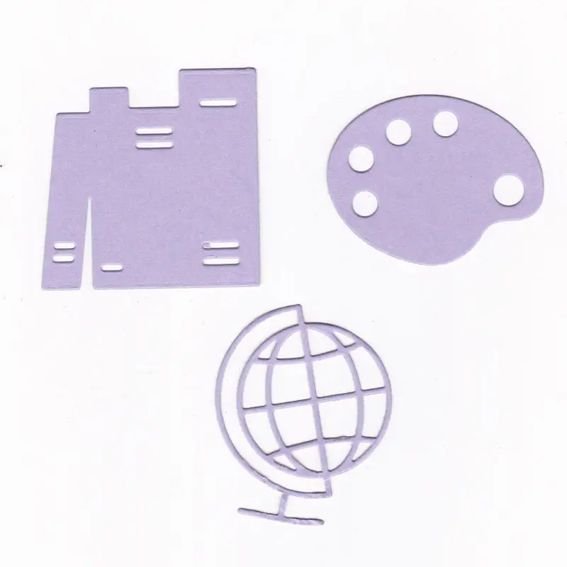 Треугольная линейка металлические Вырубные штампы фотообои карточки тиснение