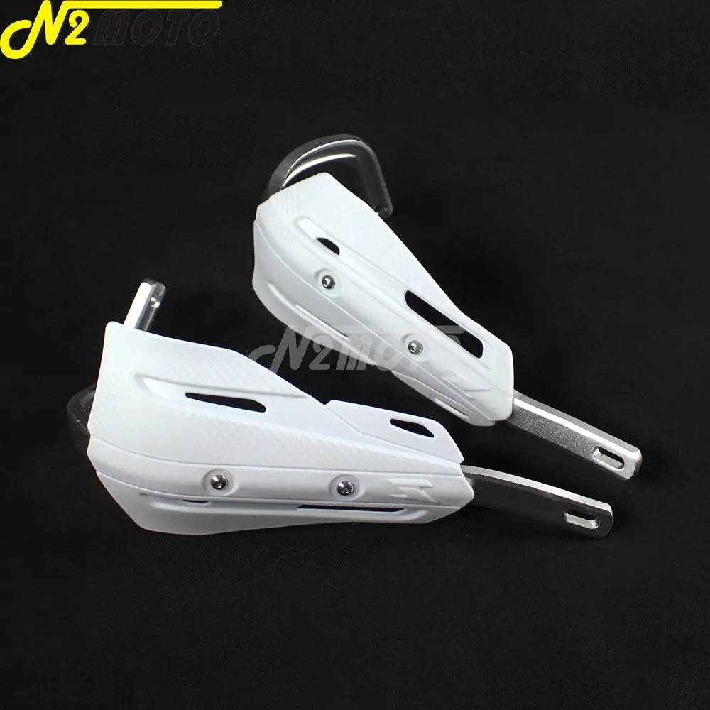 1 1/8 &quot28 мм белый мотоциклы рука кисточки Щит протектор для Honda XR CR CRF 250 350 400 600 650