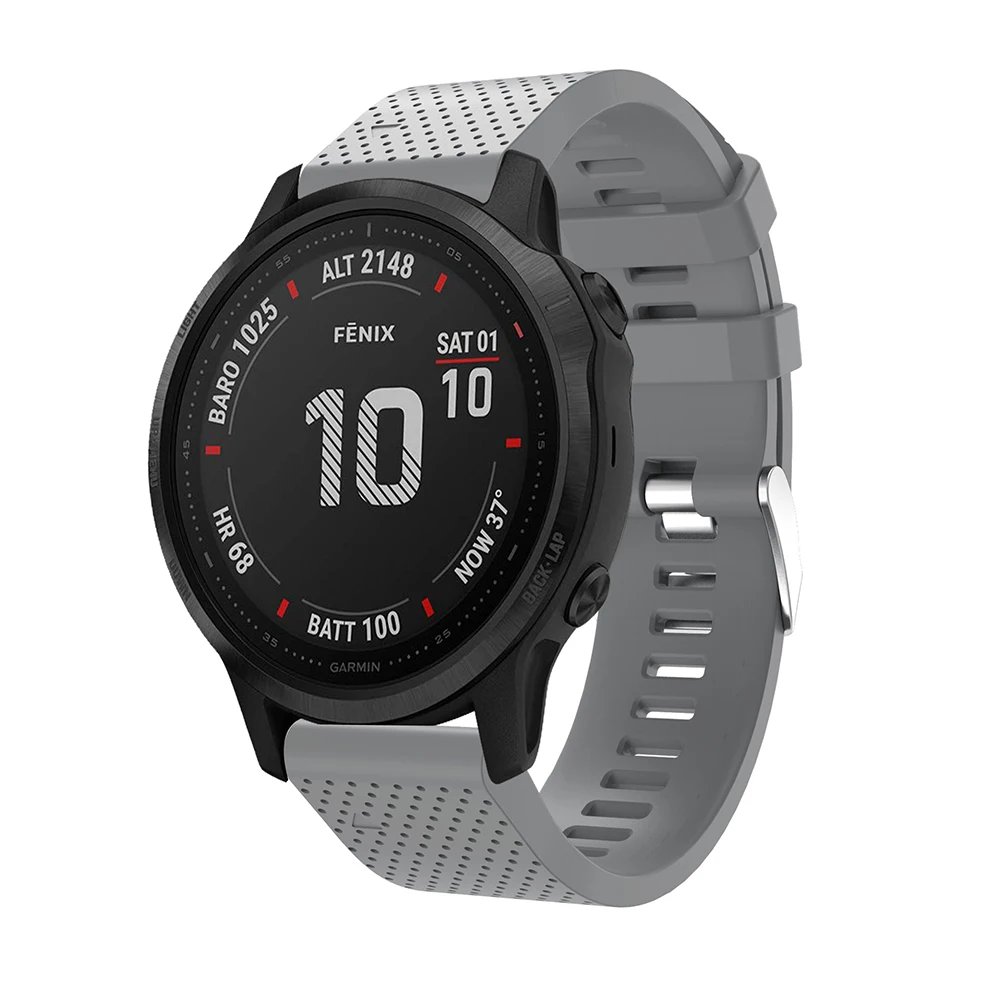 20 мм силиконовый ремешок для смарт-часов Garmin Fenix 6S/6S Pro Quick Release Easy Fit 5S плюс