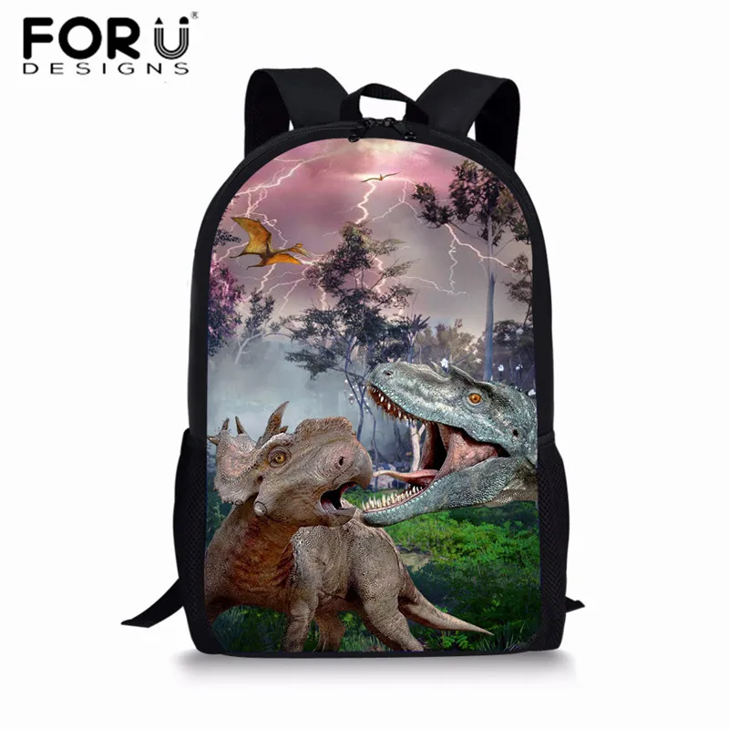 CC3931C FORUDESIGNS Jurassic World детские школьные ранцы для мальчиков T-rex рюкзак в виде динозавра первичные Детские рюкзаки детская сумка на подарок Mochilas - Цвет: CC3931C