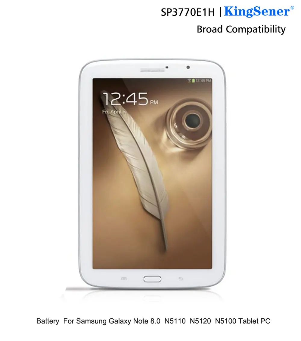 Kingsener SP3770E1H Аккумулятор для планшета N5100 N5120 для samsung Galaxy Note 8,0 8 3g GT-N5100 GT-N5110 Аккумуляторы для планшета