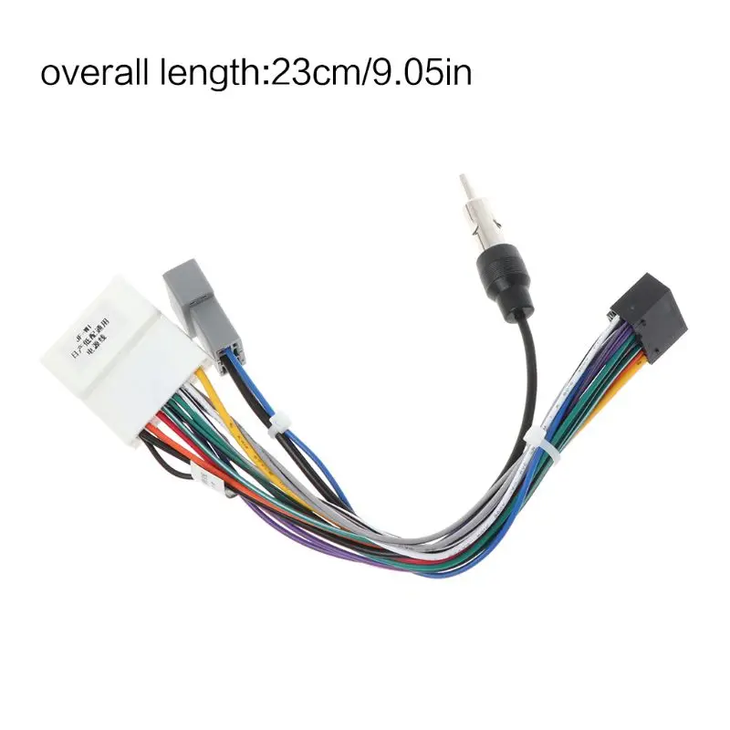 

Unit Wiring Harness Adapter 16pin Car Stereo Radio Power Connector 2049 #401