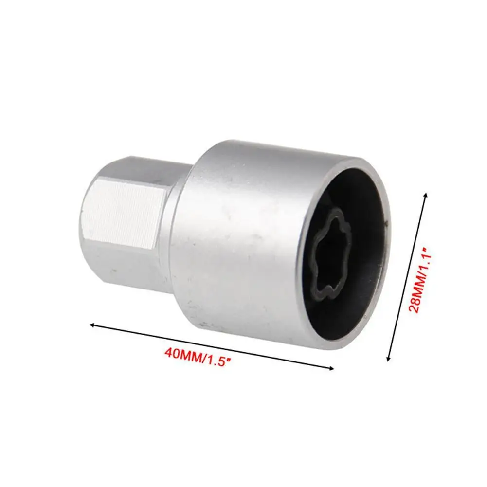 

Auto Supplies Wheel Lock Lugnut Anti-theft Screw Socket 1 Tool Series Removal 2 67 For BMW 3 B1Z3