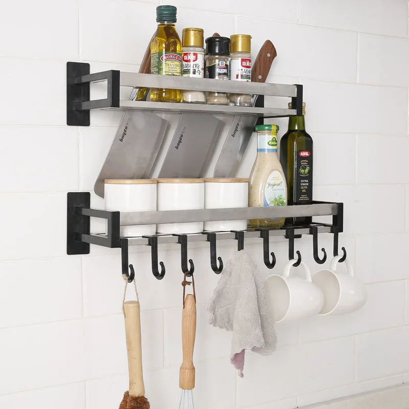 Кухонная приправа стойка для приправ из нержавеющей стали дырокол-Бесплатный