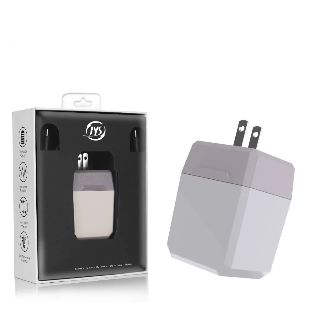 Карман для путешествий светодиодный AC Мощность быстро Зарядное устройство