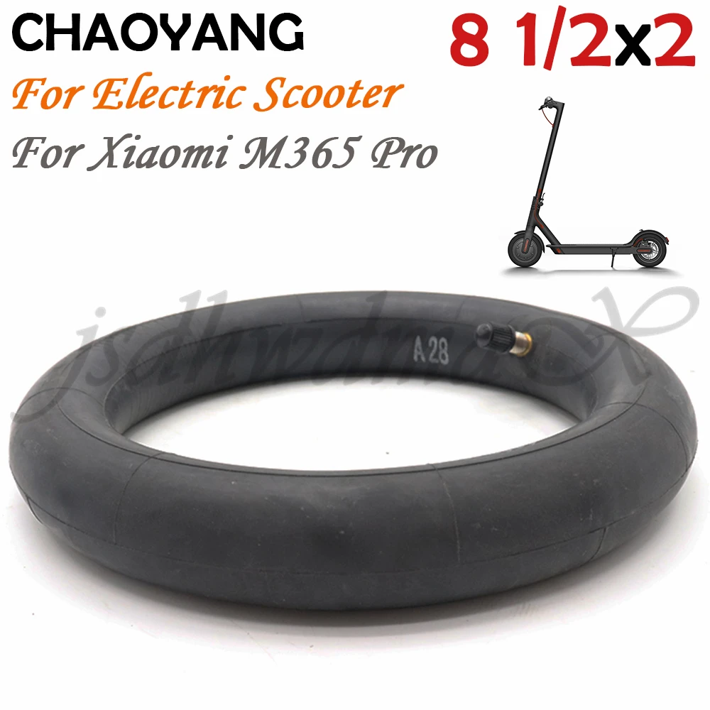 

CHAOYANG Inner Tube 8 1/2X2 with A Straight Valve Fits Xiaomi Mijia M365 Smart Electric / Gas Scooter 50/75-6.1 Camera