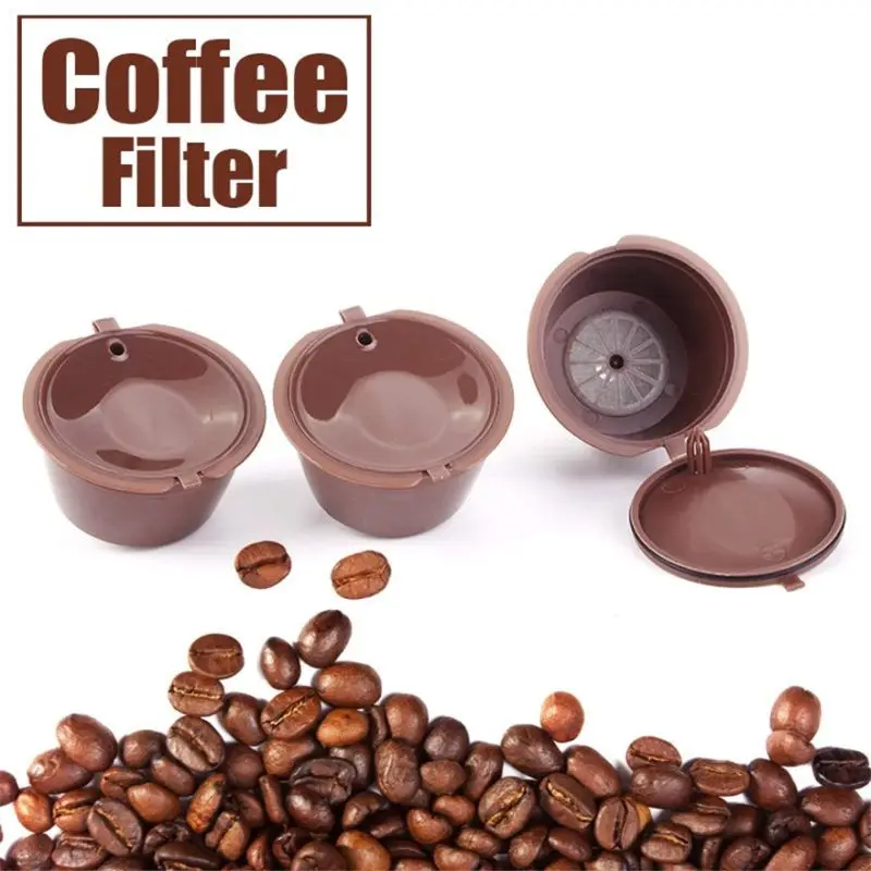 

3 PCS Coffee Capsule For Dolce Gusto Reusable Filtro Cafe Reutilisable Filter Tools Capsulas Cápsulas De Café Reutilizables Cup