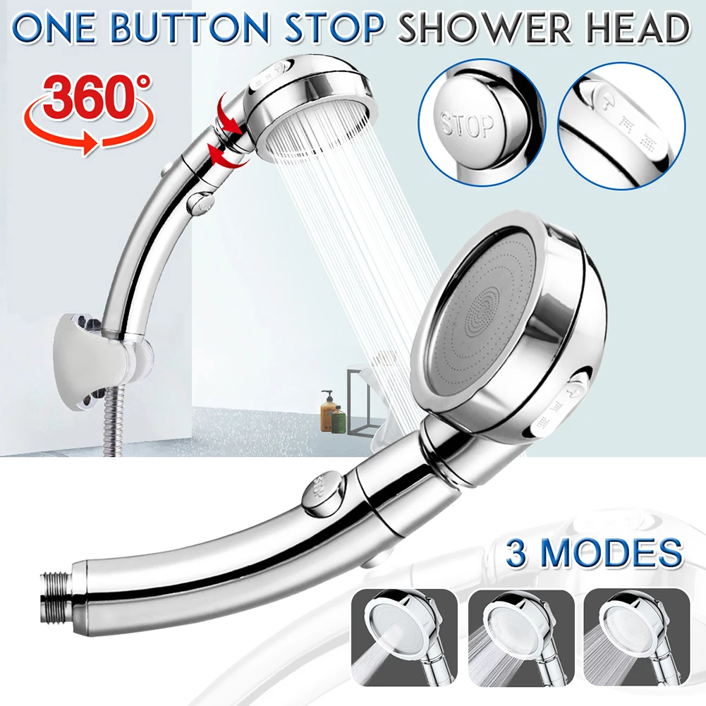 

High Pressure Shower Head Durable Practical Multi-functional Classic Water Saving Filter Spray Nozzle Bathroom Sprinkler