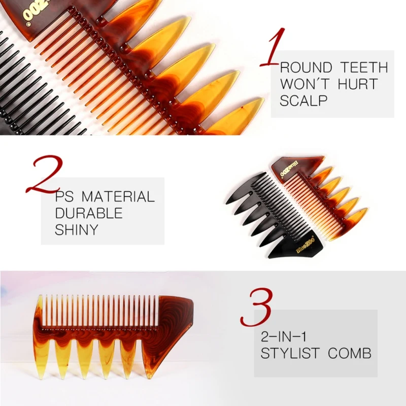 Двухсторонние расчески для придания формы инструменты расческа волос
