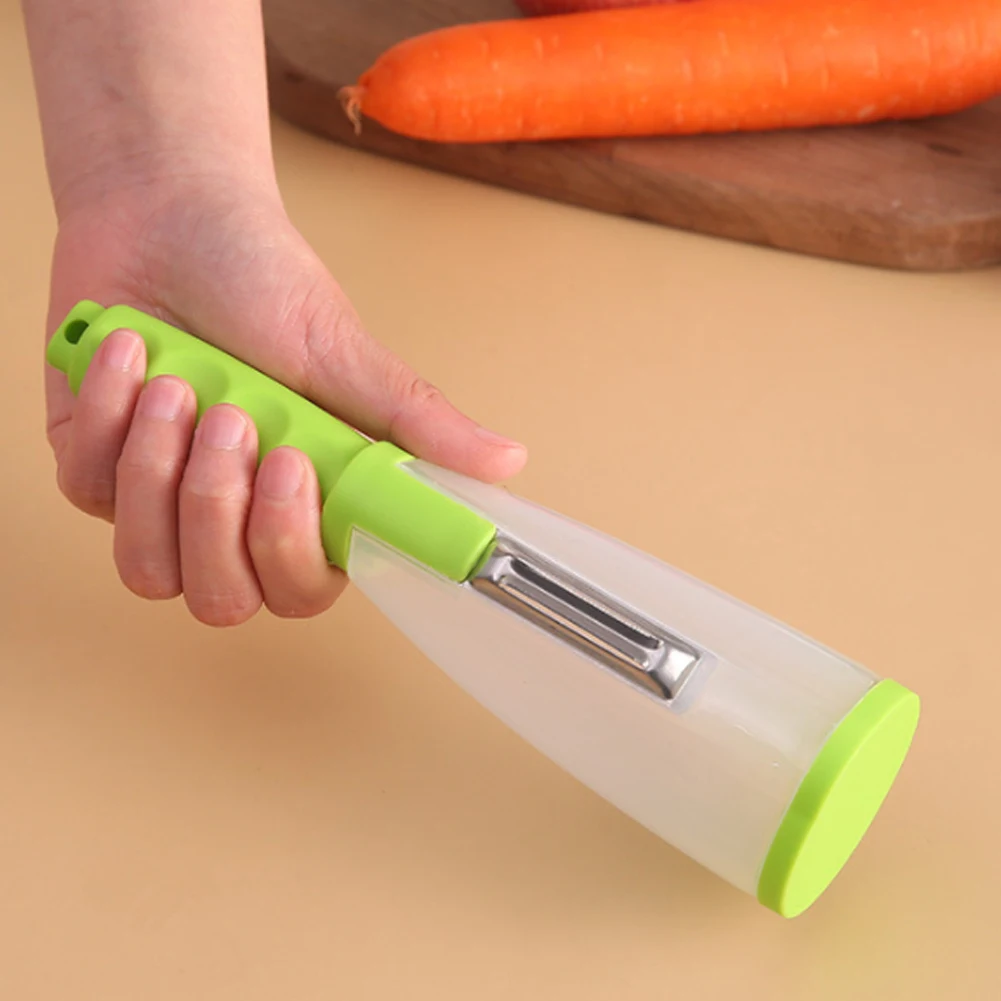 

Practical Storage Type Peeling Knife Cookware Vegetable Fruit Potato Tomato Cucumber Peeler Processor Kitchen Utensil Gadget