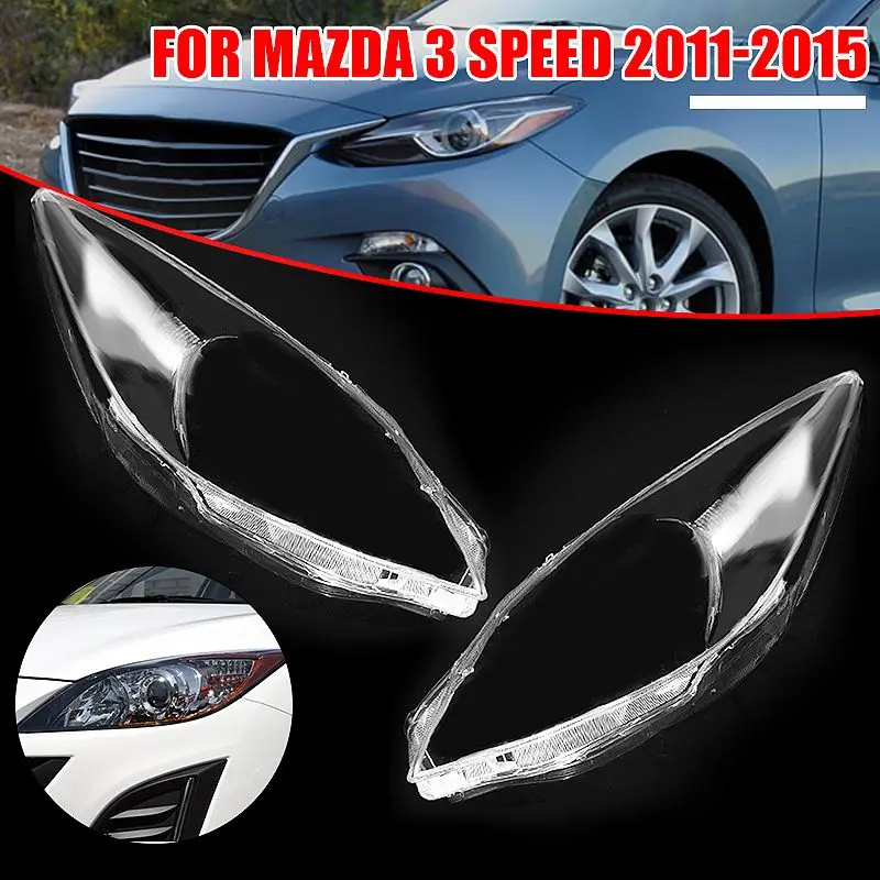 

Крышка передсветильник фары автомобиля для Mazda 3 Speed 2011-2015, автомобильный абажур для передней фары, крышка для передней фары, крышка светильн...