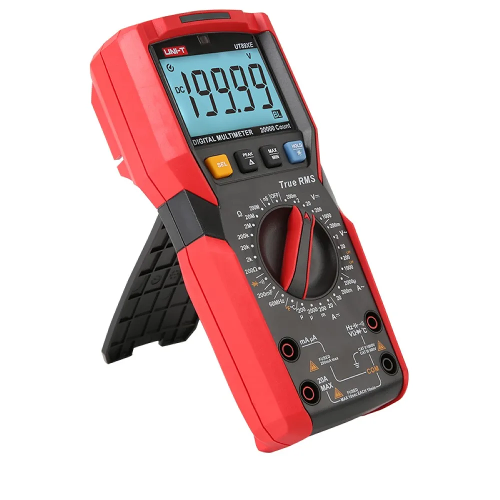 

UNI-T UT89XE Digital Multimeter Tester True RMS AC/DC Voltage Current Temperature Meter Professional Electrical Instruments