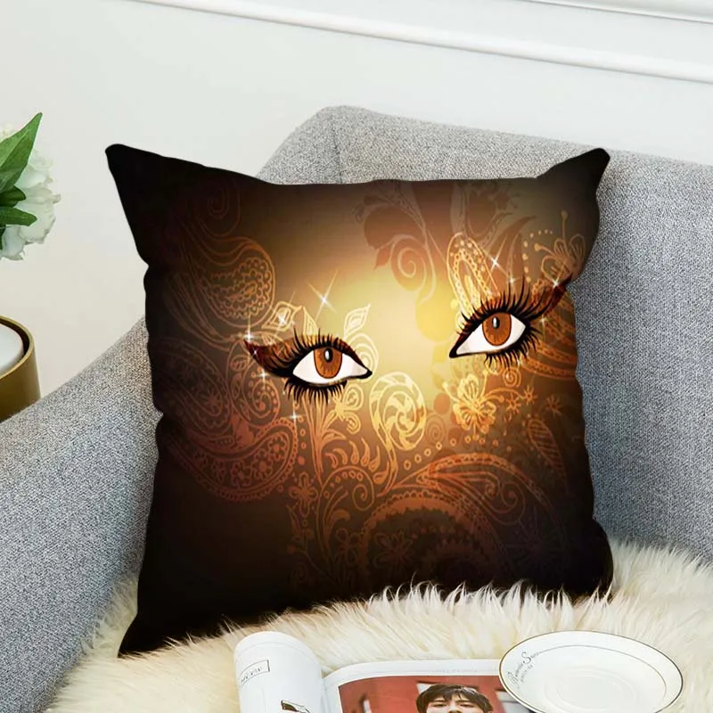 Универсальный двухсторонний 3D чехол для подушки с цифровым принтом декоративная