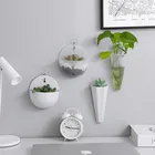 Настенные кашпо для цветов, контейнер для растений, декоративный чехол для дома и сада, органайзеры, переносная подвесная ваза