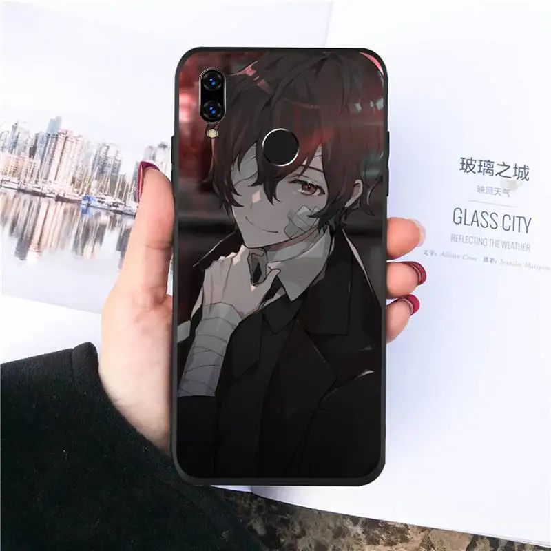 

Bungou Stray Dogs anime manga Phone Cases For Huawei honor Mate P 10 20 30 40 Pro 10i 9 10 20 8 x Lite Luxury brand shell funda
