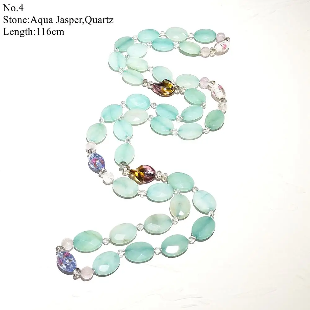 Уникальное ожерелье LiiJi в наличии из гематитового кристалла Jaspers Color Jades только 1